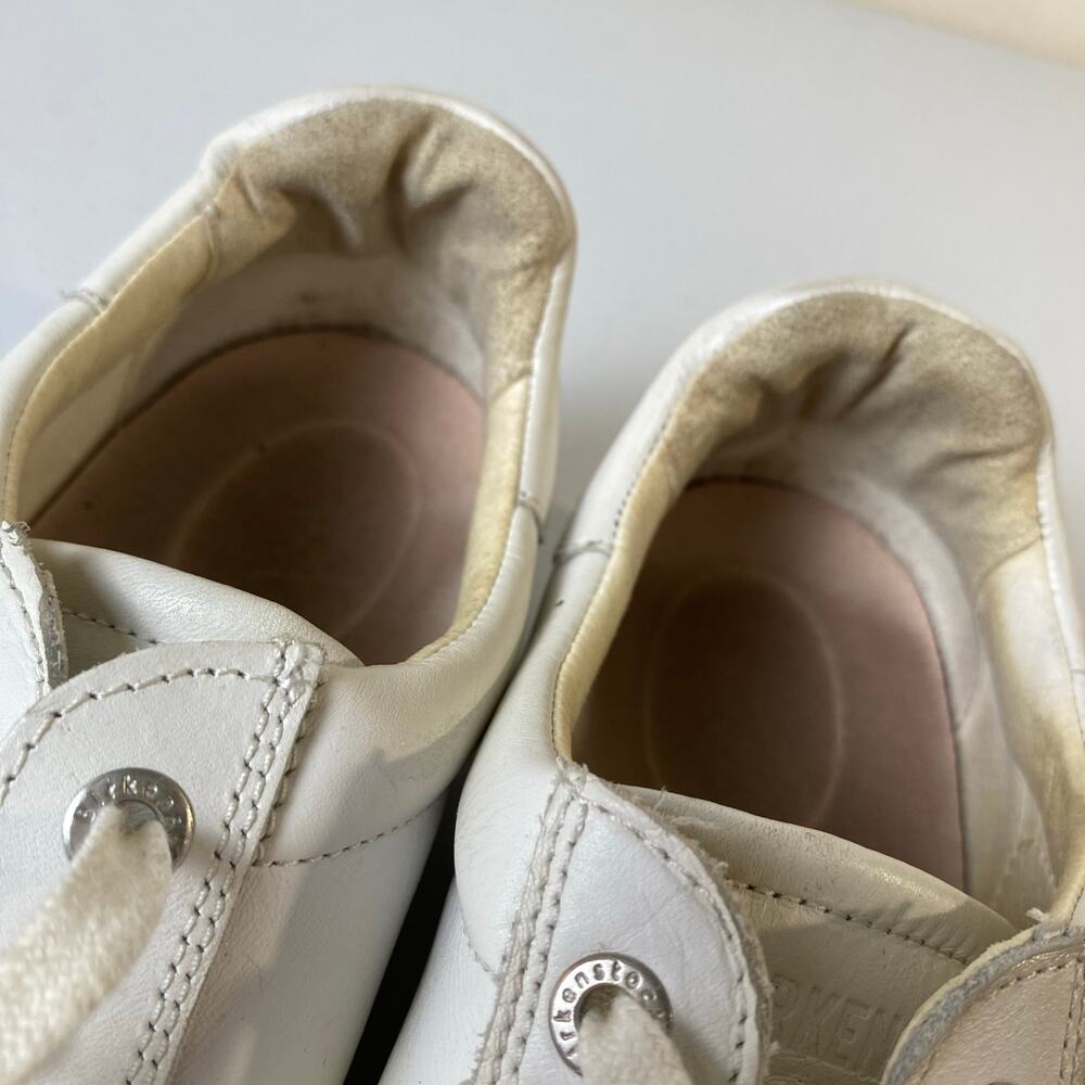 Birkenstock Bend Low Leather EU 40 / L9 M7 Unisex White Sneaker Comfort Neutral - Picture 9 of 16